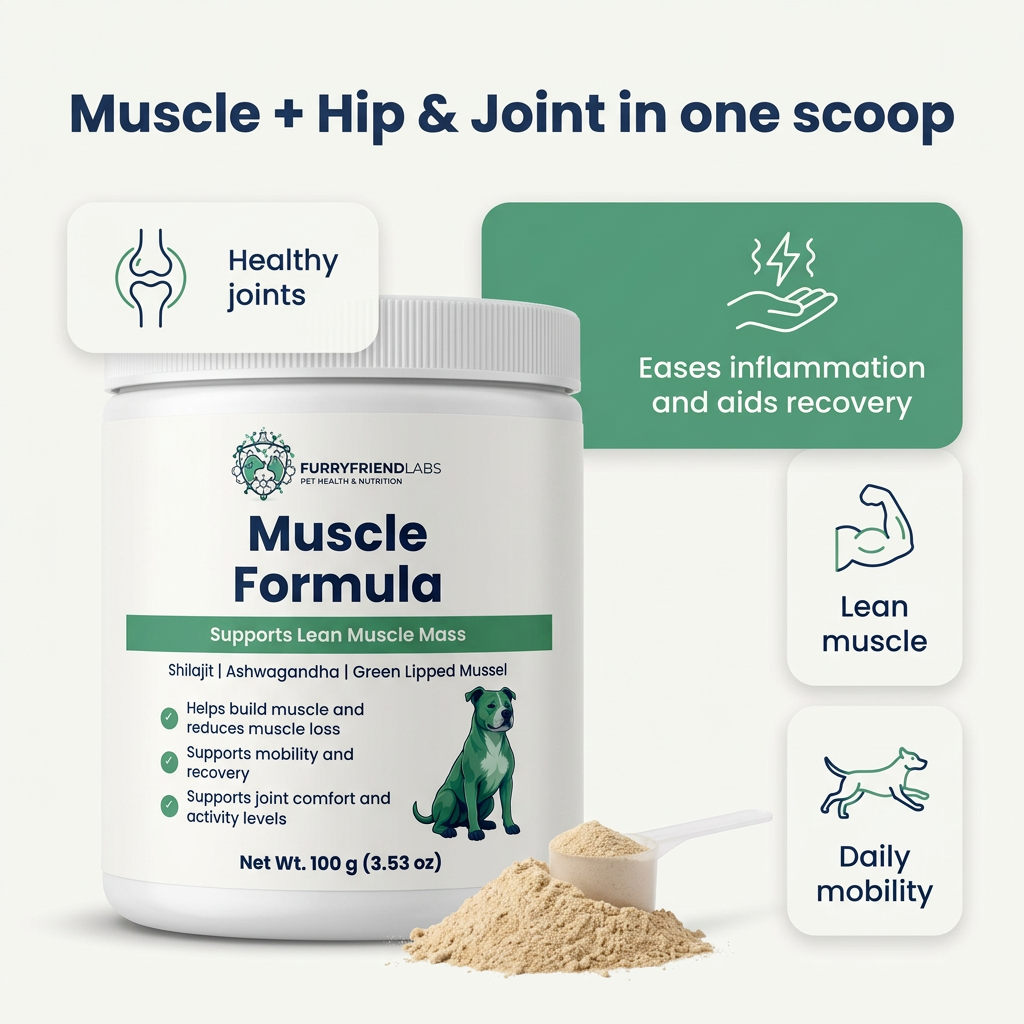 Muscle Formula, Hip & Joint Supplement for Dogs – Furry Friend Labs