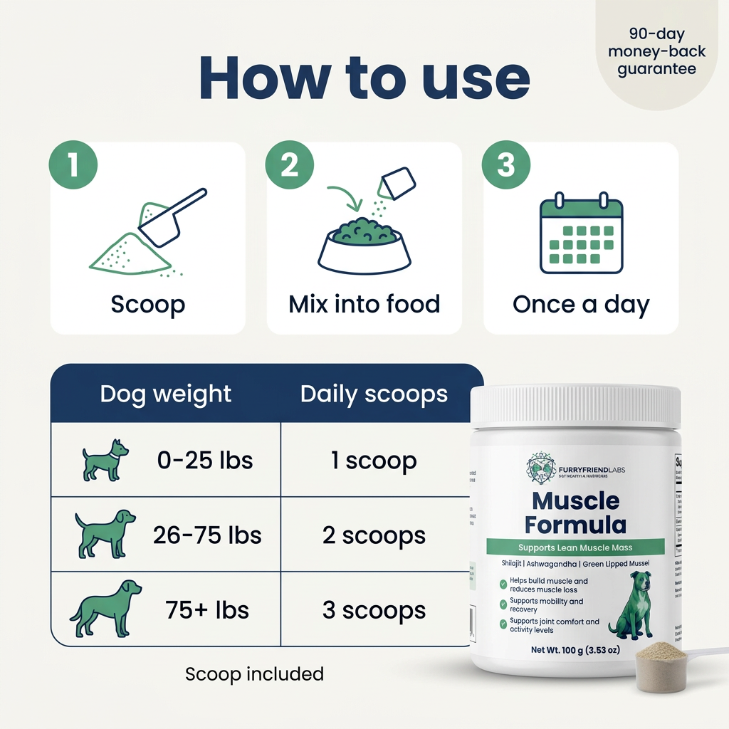 Muscle Formula - How to use and dosing by weight
